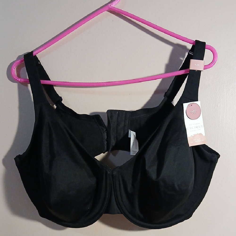 Cacique Black Full-Coverage Underwire Bra